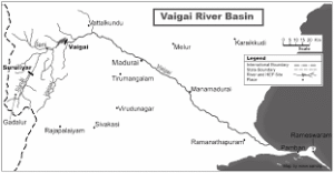 Major tributaries of the Vaigai River?