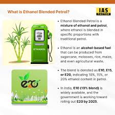 Choose Right Statements on Ethanol Blended Petrol