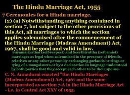 Consider the following statements regarding Section 7-A of the Hindu Marriage Act (Tamil Nadu Amendment):