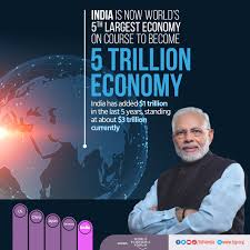 India aims to achieve 5 trillion-dollar economy